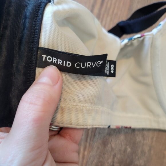 Torrid Curve Floral Print 40G Bra - Picture 8 of 9